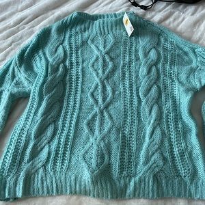 Teal Sweater